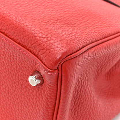 Hermes Taurillon Clemence Kelly Retourne 32 Rouge Casaque 20 of 23