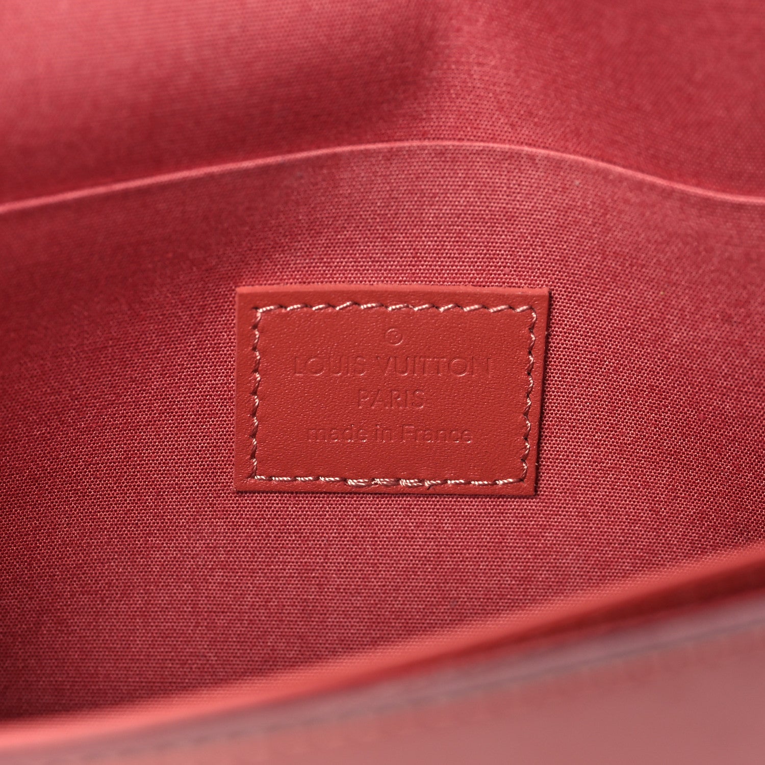 Louis Vuitton Vernis Valentine Dog Pochette Felicie Chain Wallet Pink 7 of 8