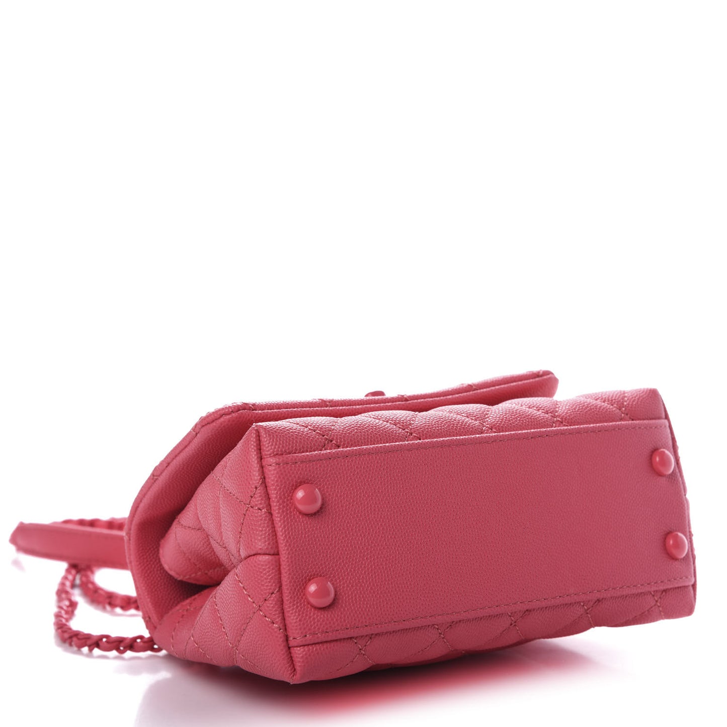 Caviar Quilted Incognito Extra Mini Coco Handle Flap Pink