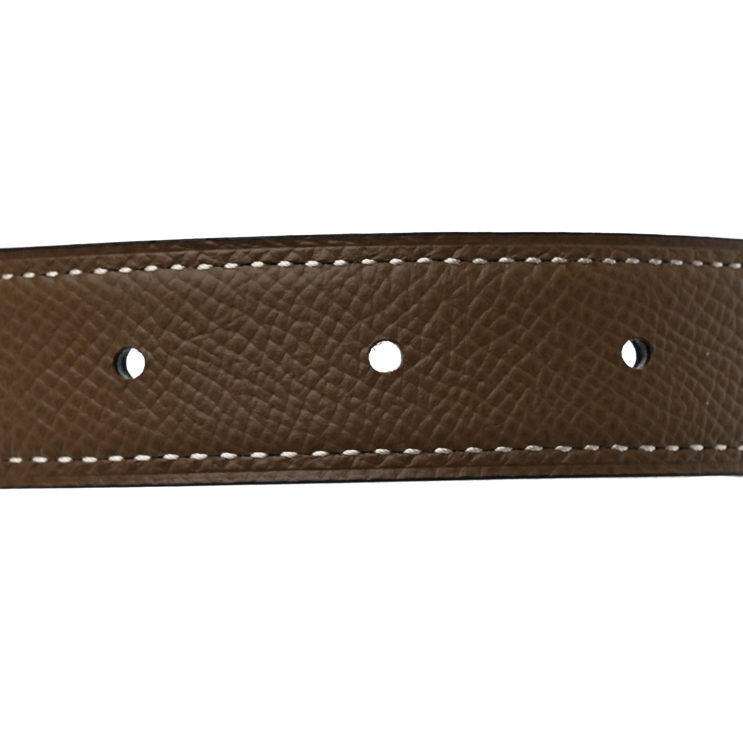 Hermes Epsom Swift 24mm Mini Constance Guilloche H Belt 75 30 Etoupe Black 7 of 9