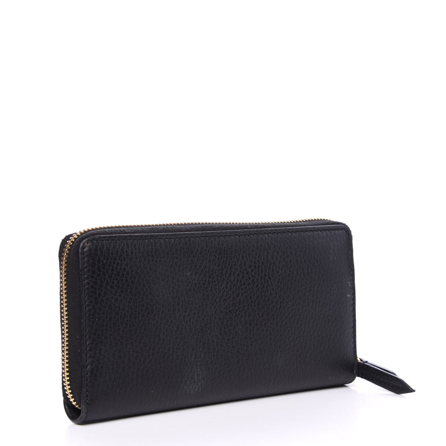 Dollar Calfskin GG Marmont Zip Around Wallet Black