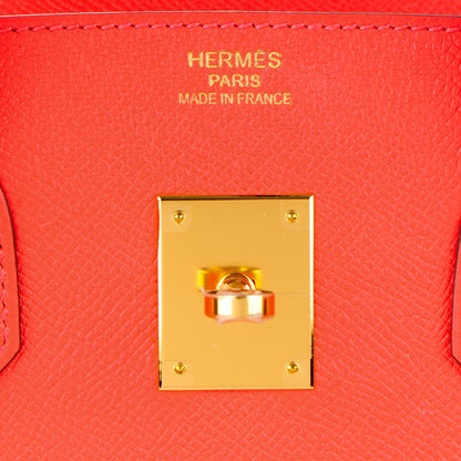 Hermes Epsom Birkin 35 Rose Jaipur 16 of 24