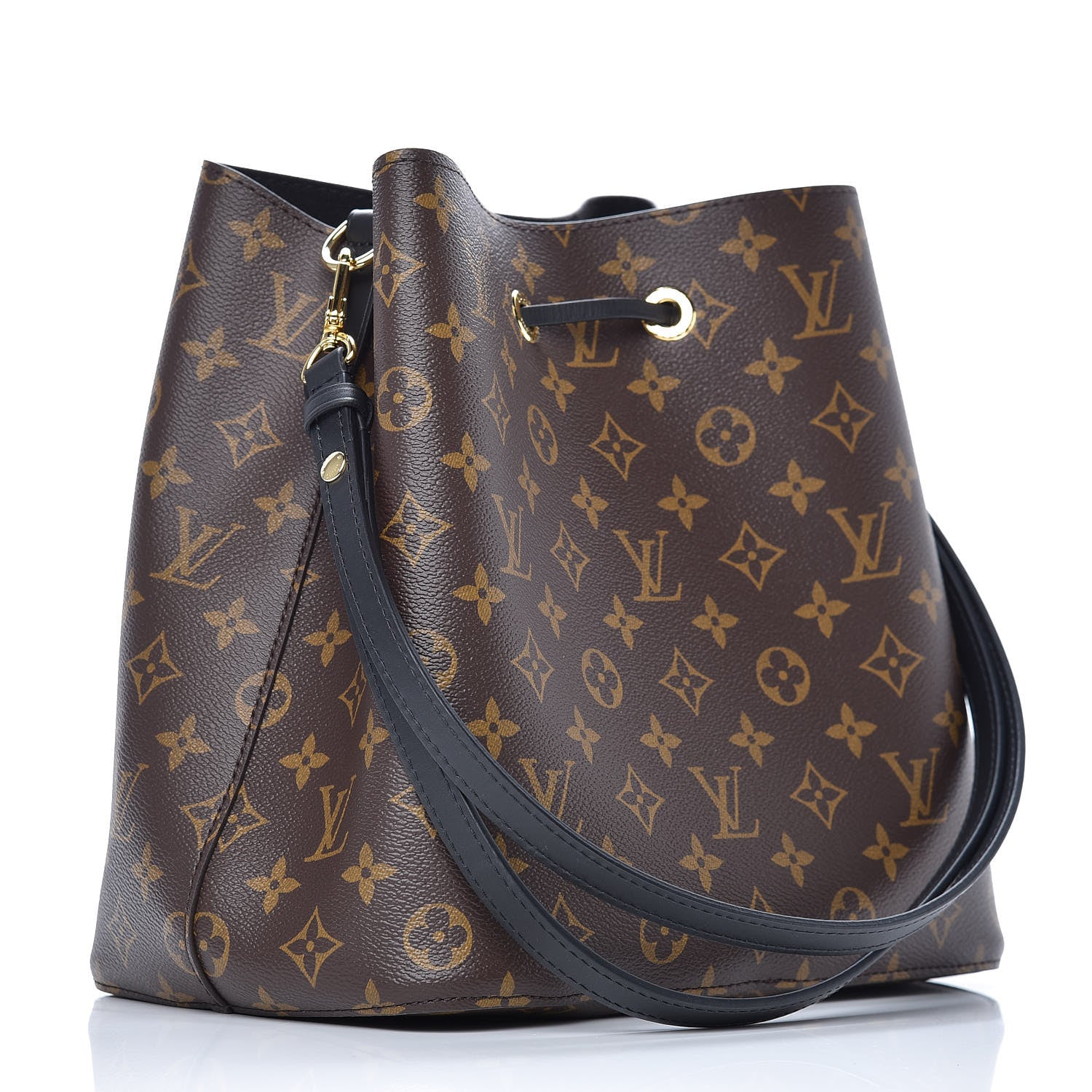 Louis Vuitton Monogram Neonoe MM Black 3 of 9
