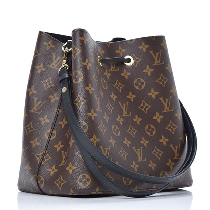 Louis Vuitton Monogram Neonoe MM Black 3 of 9