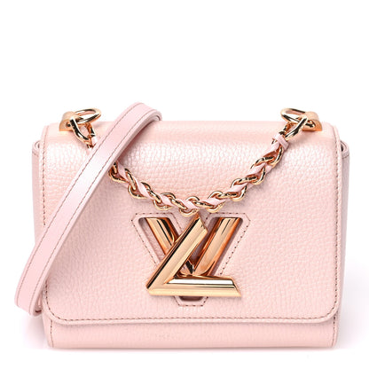 Louis Vuitton Iridescent Grained Calfskin Summer Splash Twist PM Pink 1 of 10