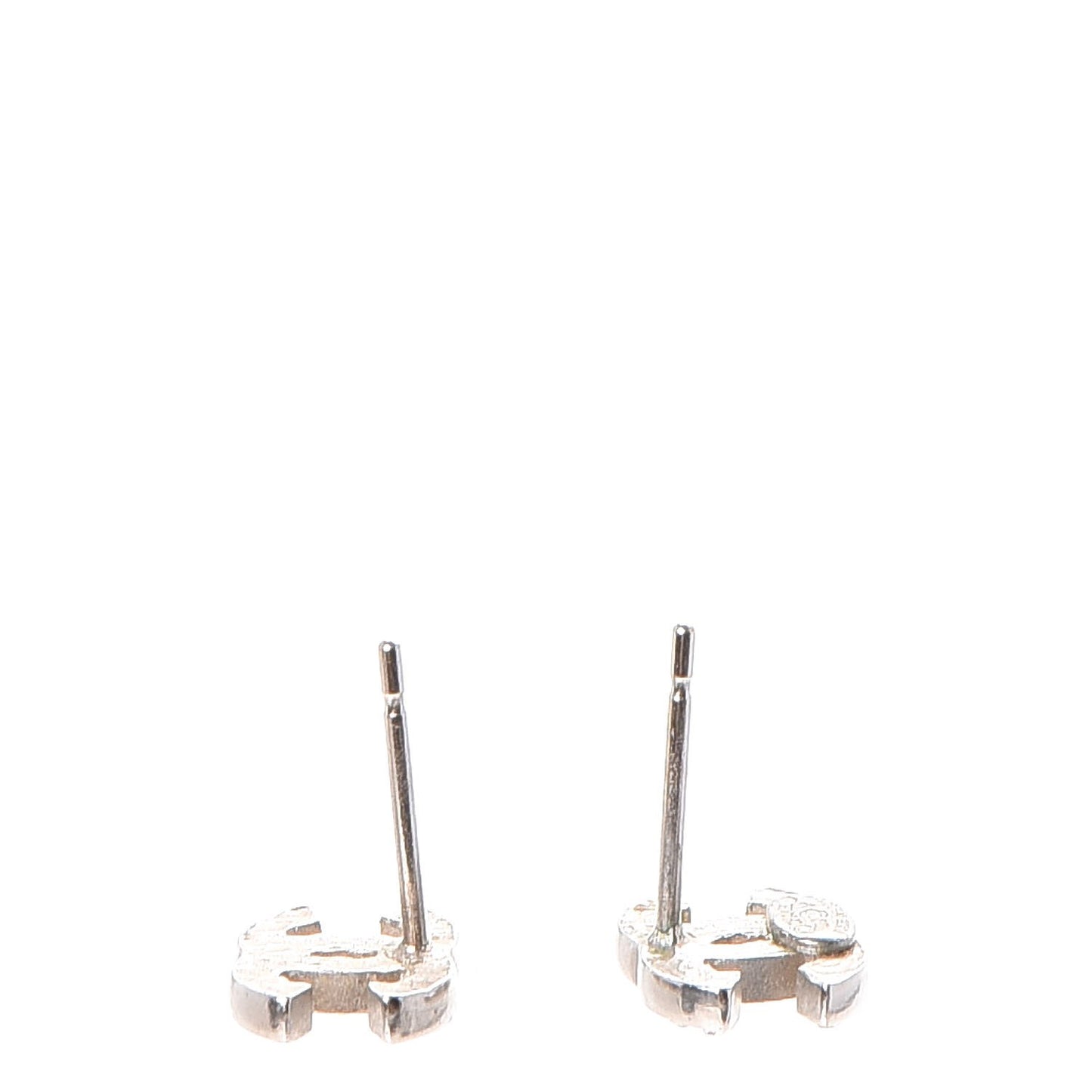 Crystal Mini Timeless CC Earrings Silver