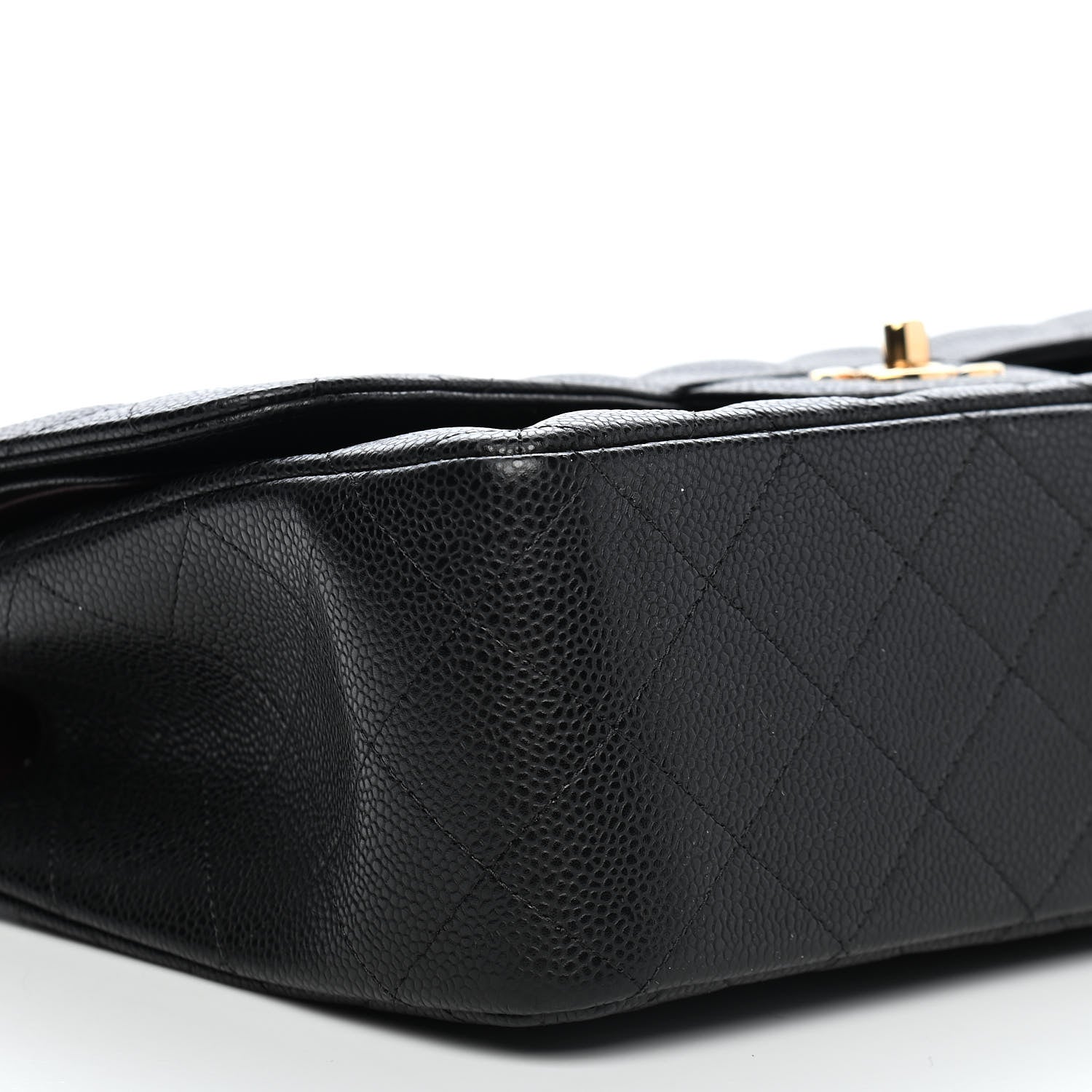 Chanel Caviar Quilted Jumbo Double Flap Black 8 of 9