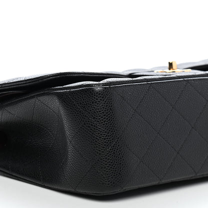 Chanel Caviar Quilted Jumbo Double Flap Black 8 of 9