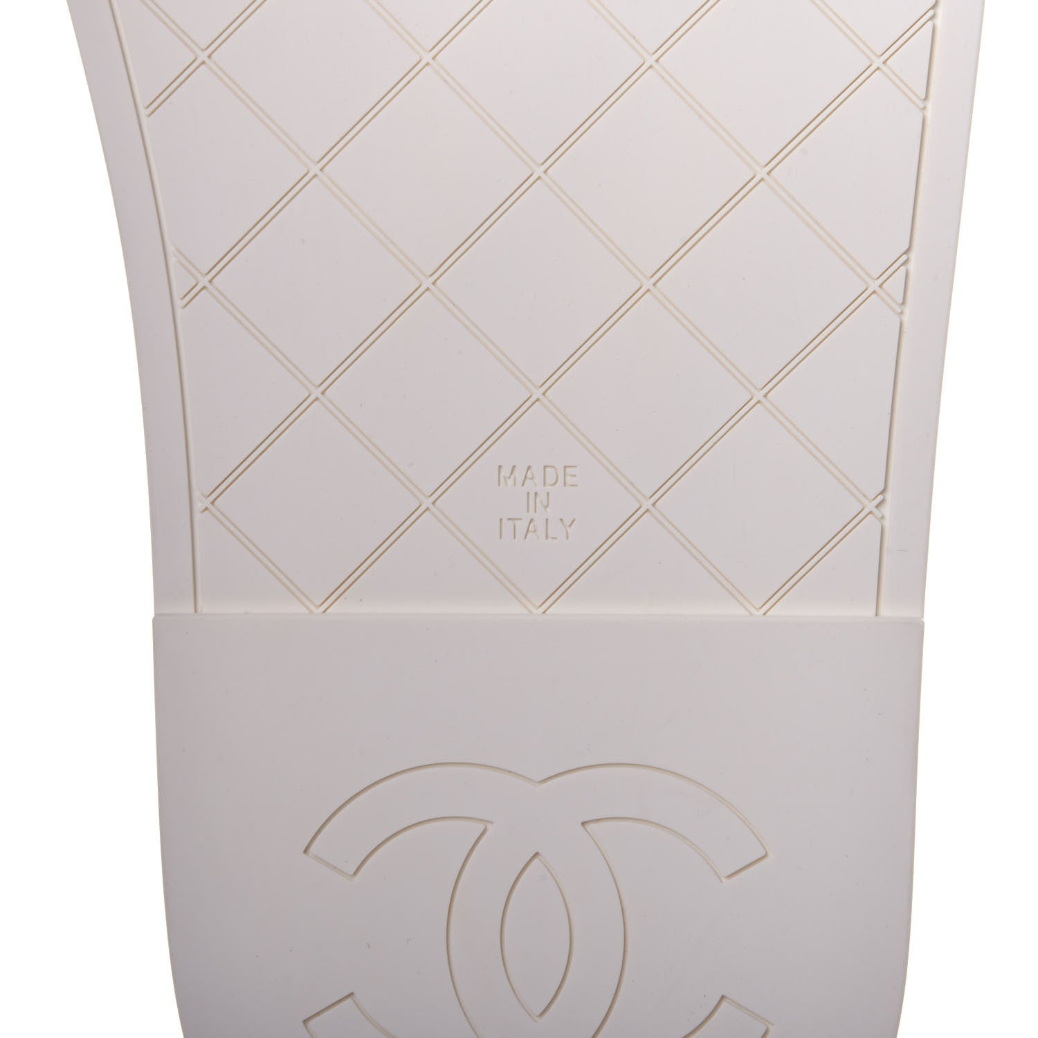 Chanel Lambskin Quilted CC Mules Sandals 36 Ivory 9 of 12