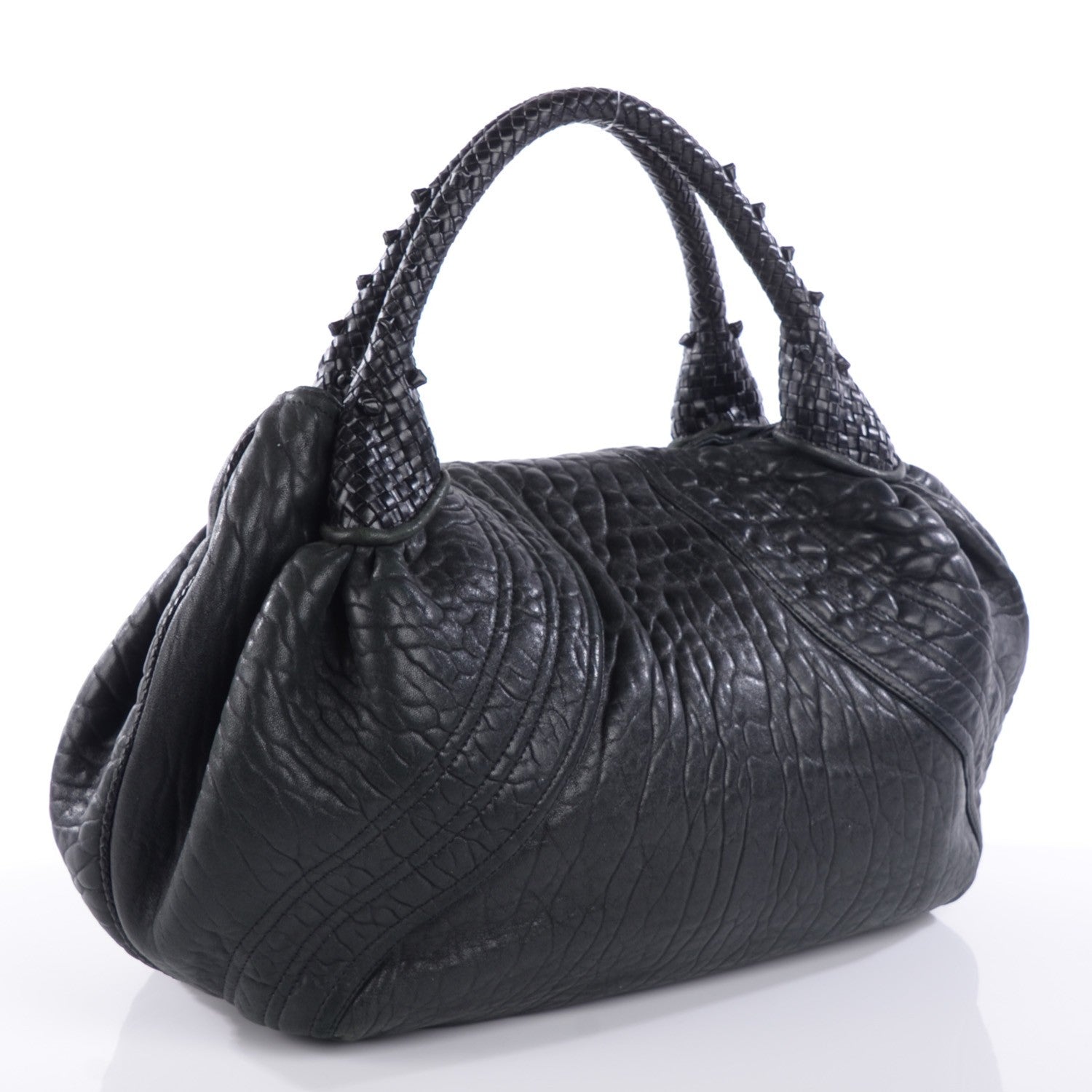 Fendi Nappa Nuvolata Spy Black 3 of 9