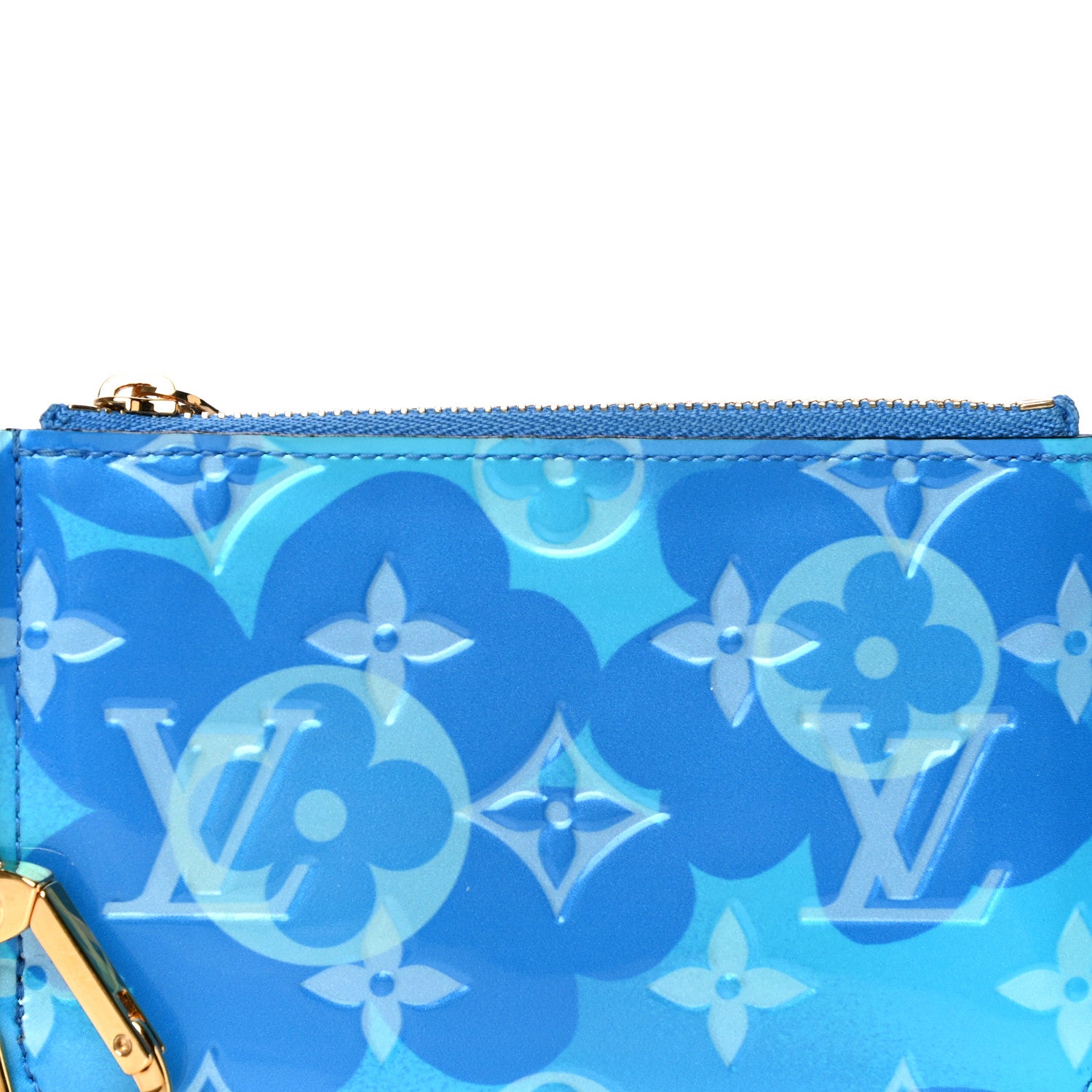 Louis Vuitton Vernis Valentine Key Pouch Light Blue 7 of 9