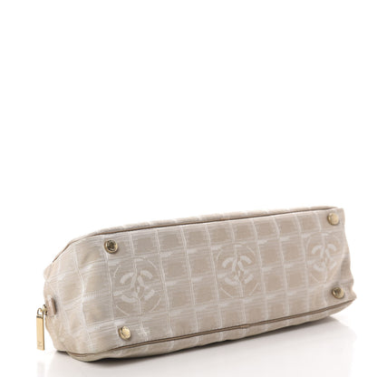 Chanel Nylon Travel Bowler Beige 4 of 14