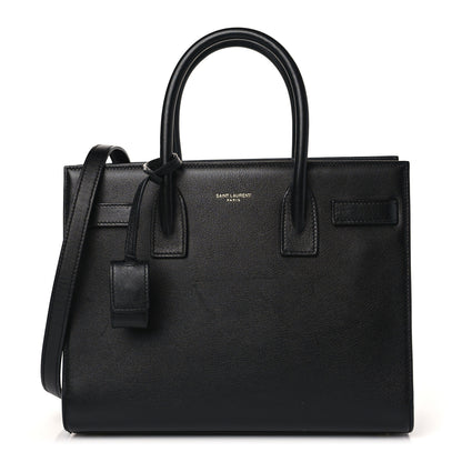 Saint Laurent Calfskin Baby Sac De Jour Black 1 of 10