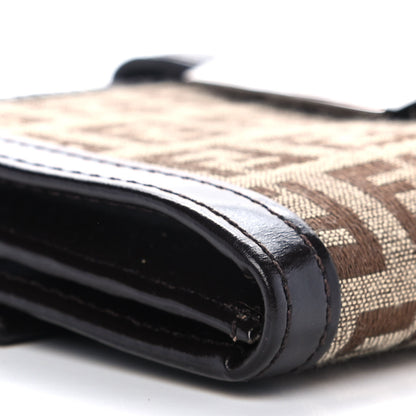 Fendi Zucchino Forever Continental Wallet Brown 12 of 13