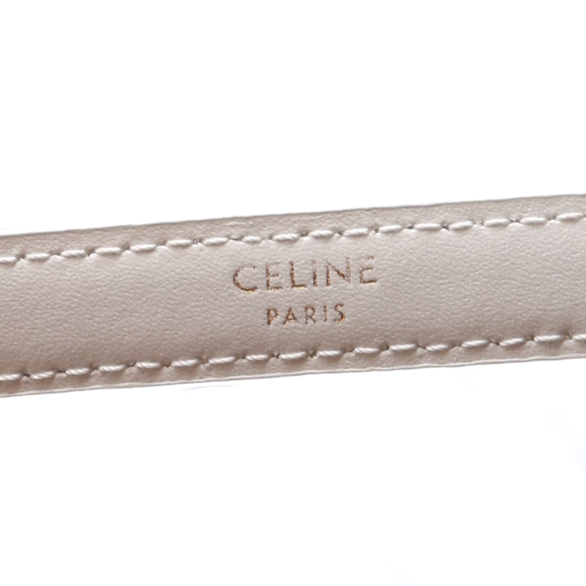 Celine Box Calfskin Small 18mm Triomphe Belt 70 28 Rice 5 of 6