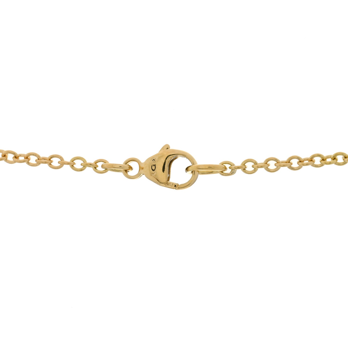 18K Yellow Gold Pearl Diamond Petite Perle Fringe Necklace