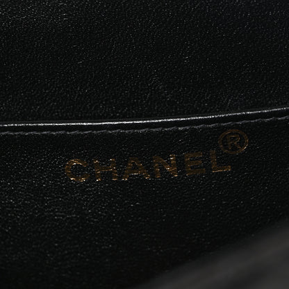 Chanel Lambskin Quilted Briefcase Laptop Bag Black 6 of 12