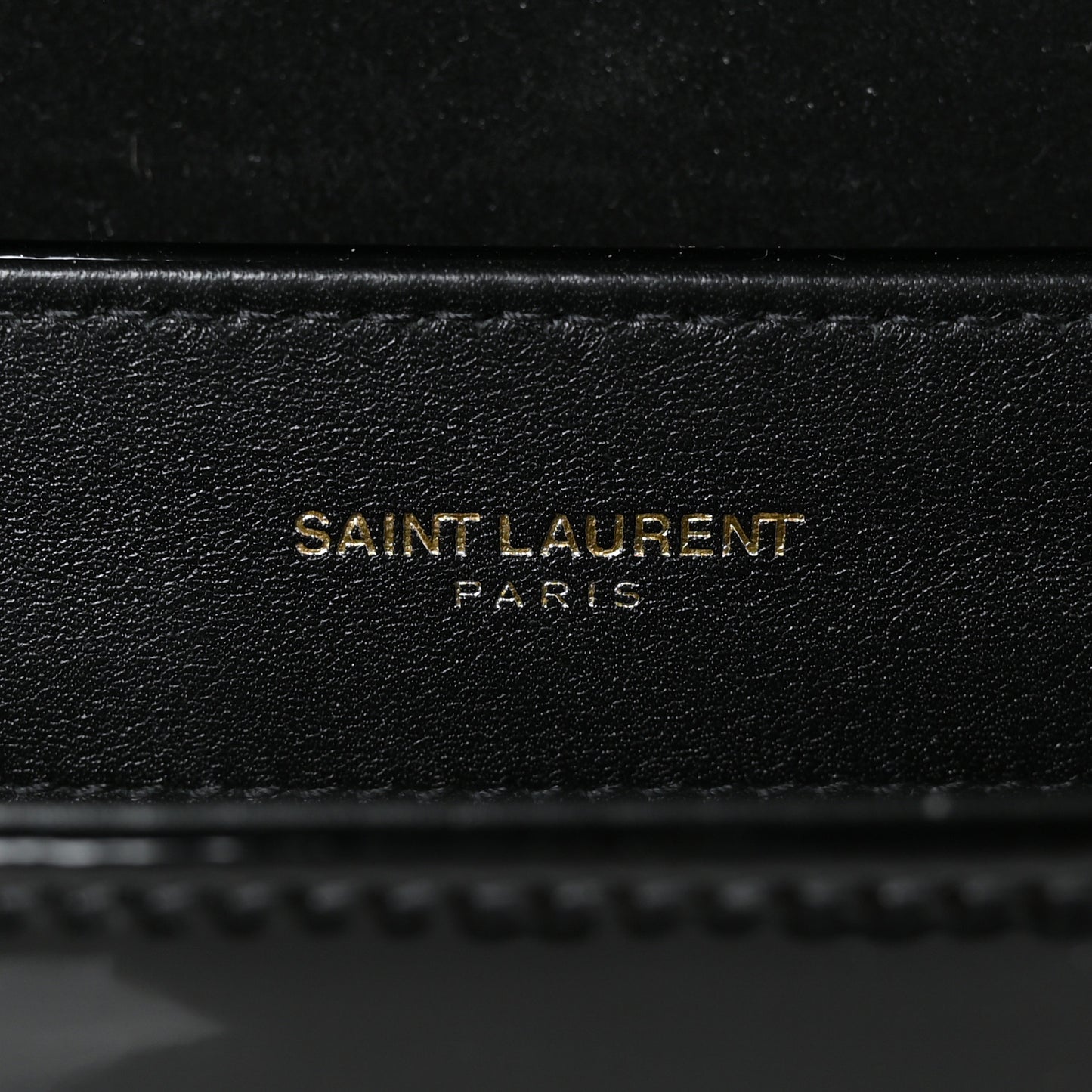 Patent Y Quilted Joan Satchel Black
