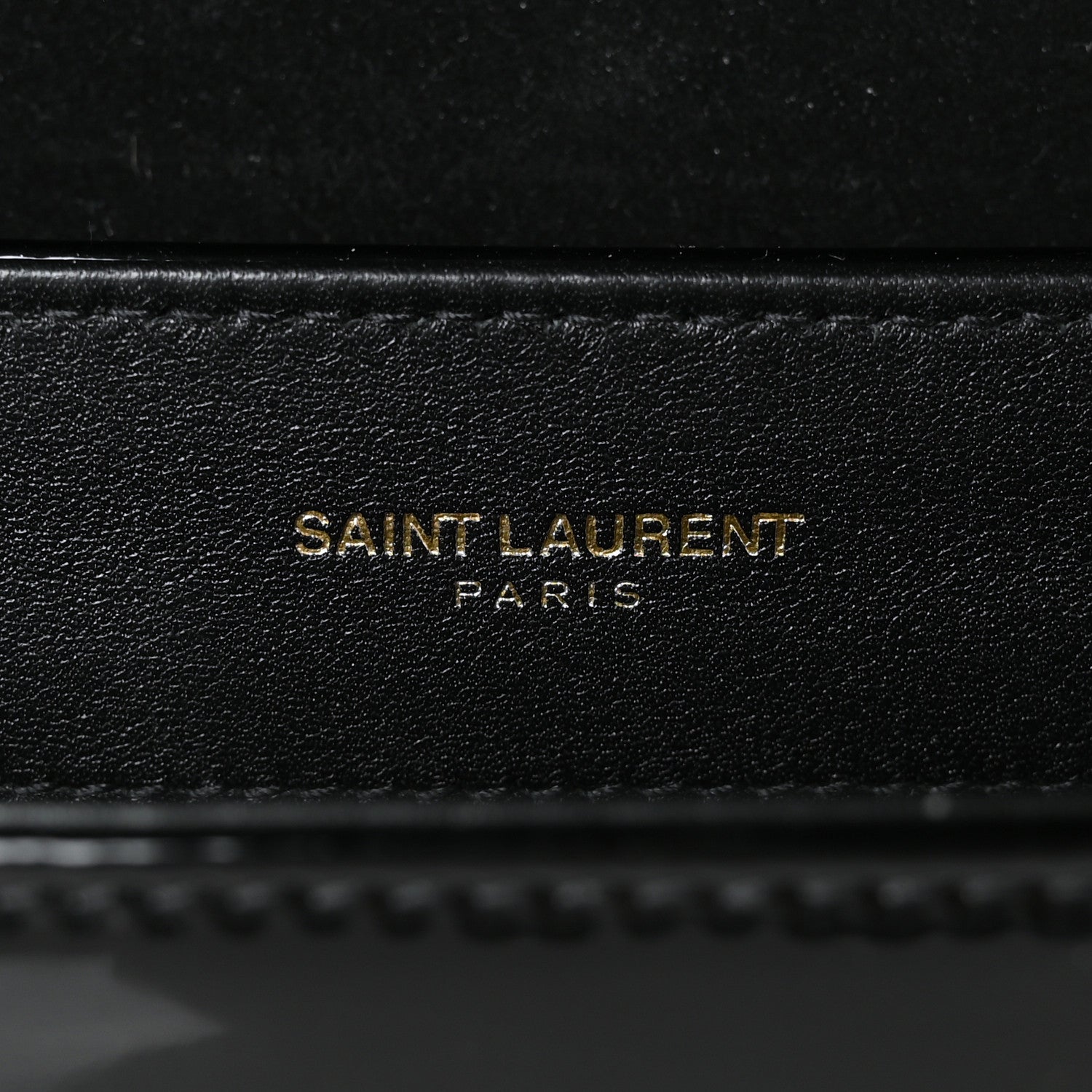 Saint Laurent Patent Y Quilted Joan Satchel Black 5 of 7