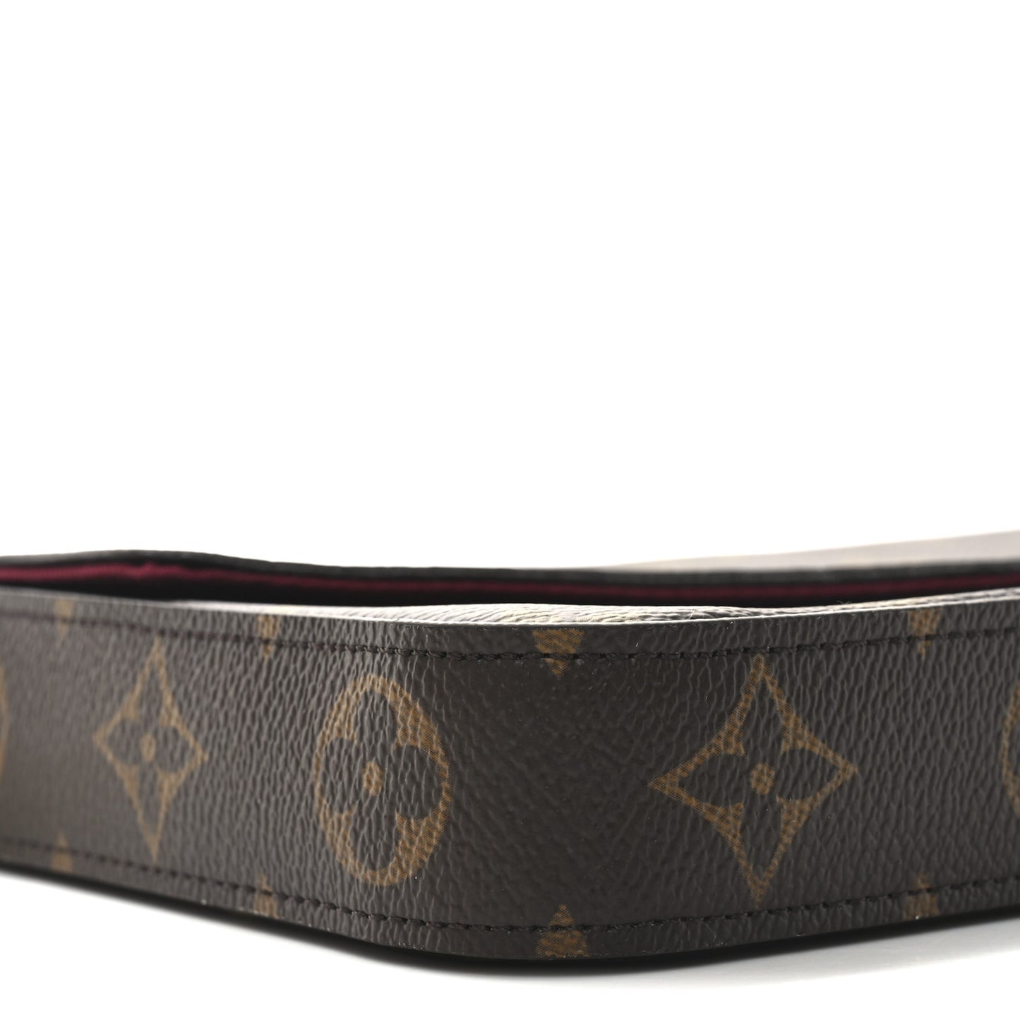 Monogram Pochette Felicie Chain Wallet Fuchsia
