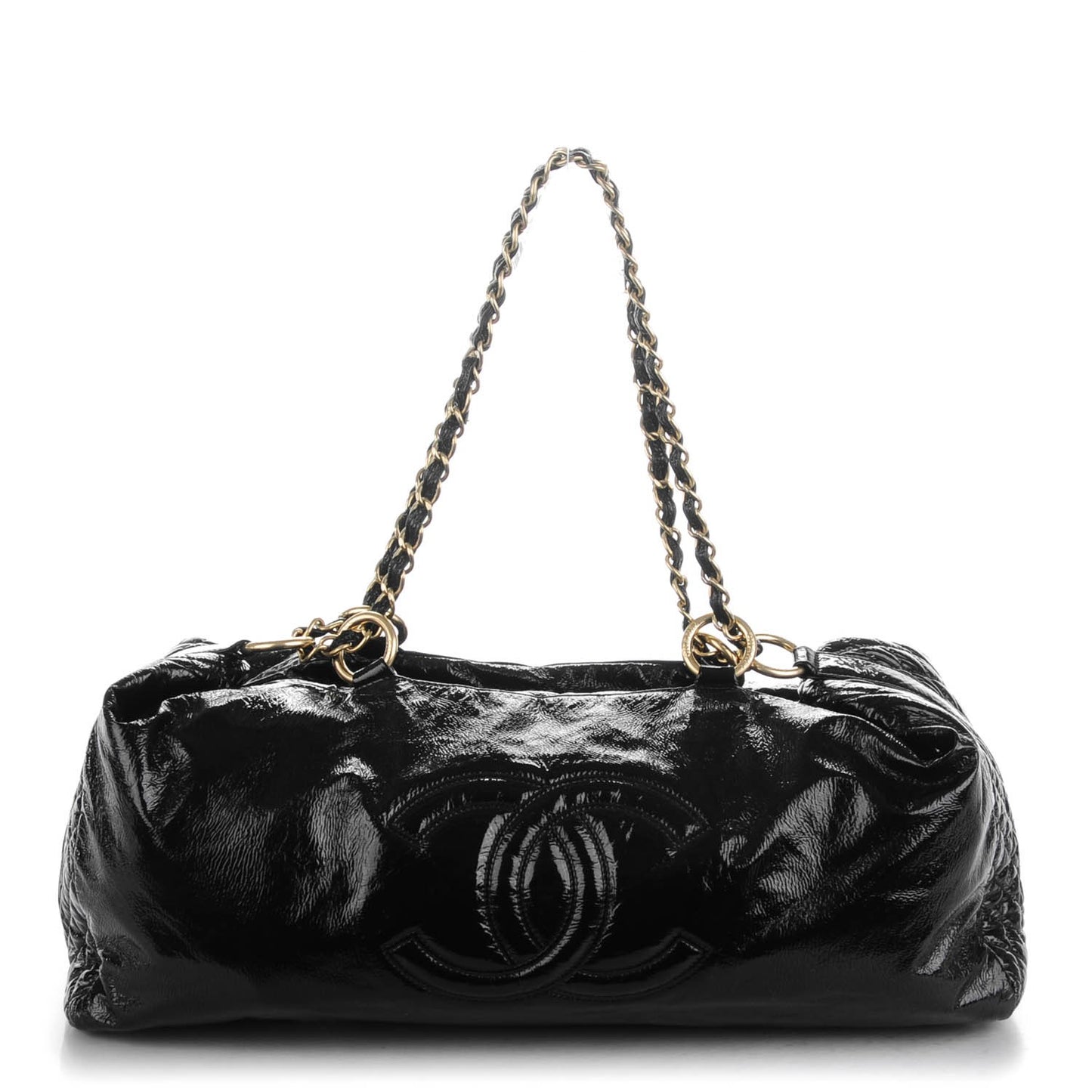 Vinyl XXL Rock and Chain Bowler Black