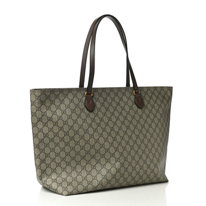 Gucci GG Supreme Monogram Medium Ophidia Shopping Tote Ebony 3 of 7