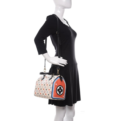 Louis Vuitton Game On Speedy Bandouliere 25 White 2 of 10