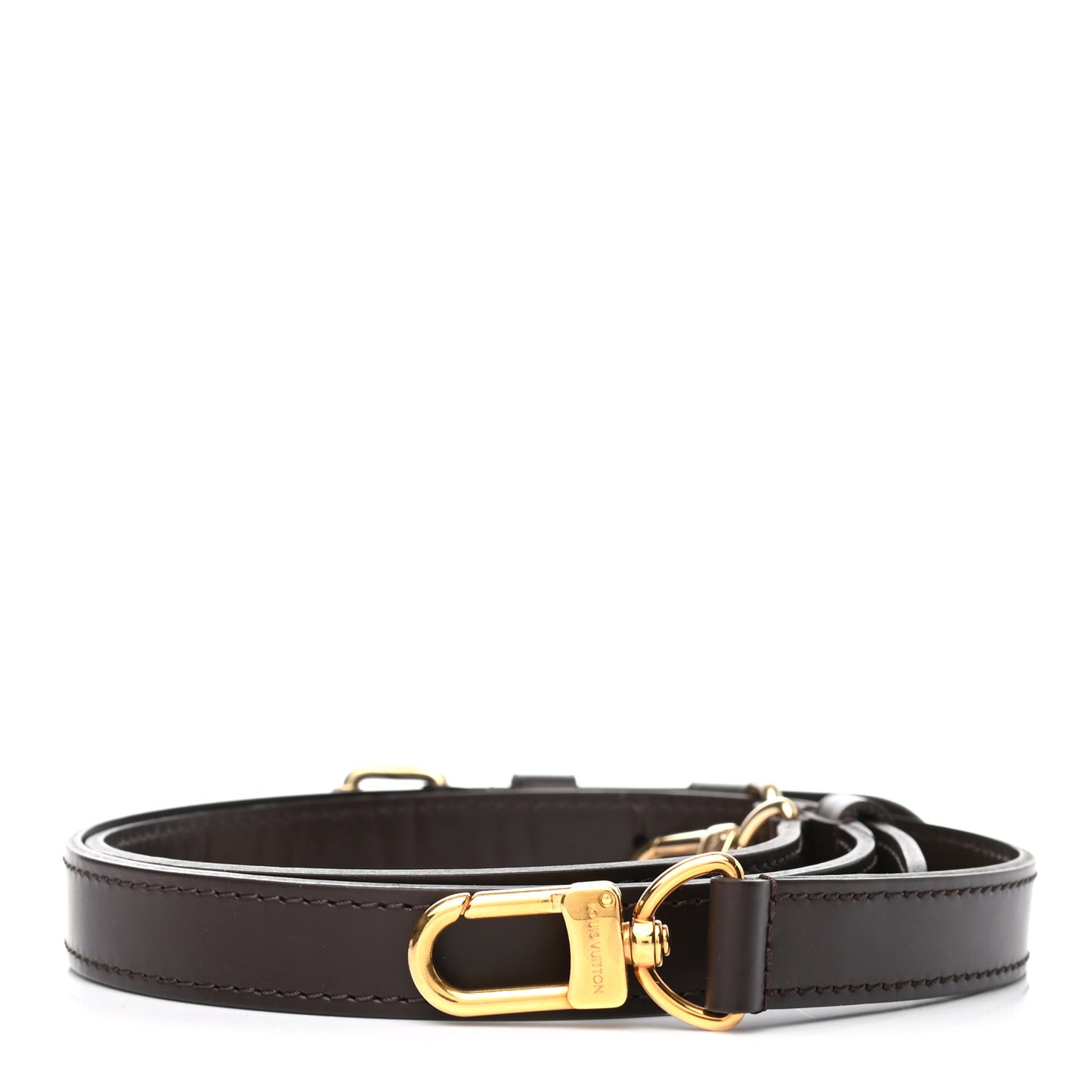 Calfskin Adjustable Speedy Bandouliere Shoulder Strap Brown
