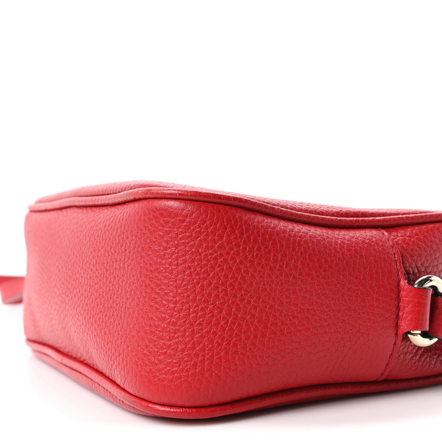 Gucci Pebbled Calfskin Small Soho Disco Bag Tabasco Red 10 of 10