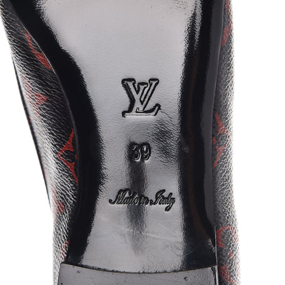 Louis Vuitton Monogram Infrarouge New Revival Ballerina Flats 39 Black 8 of 9