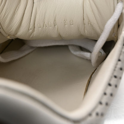 Gucci Calfskin GG Tennis Embossed Perforated Womens Platform 55mm Sneakers 38 Great White 9 of 10