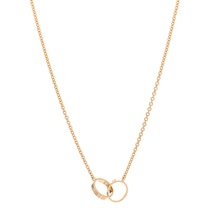 Cartier 18K Yellow Gold Interlocking LOVE Necklace 1 of 5