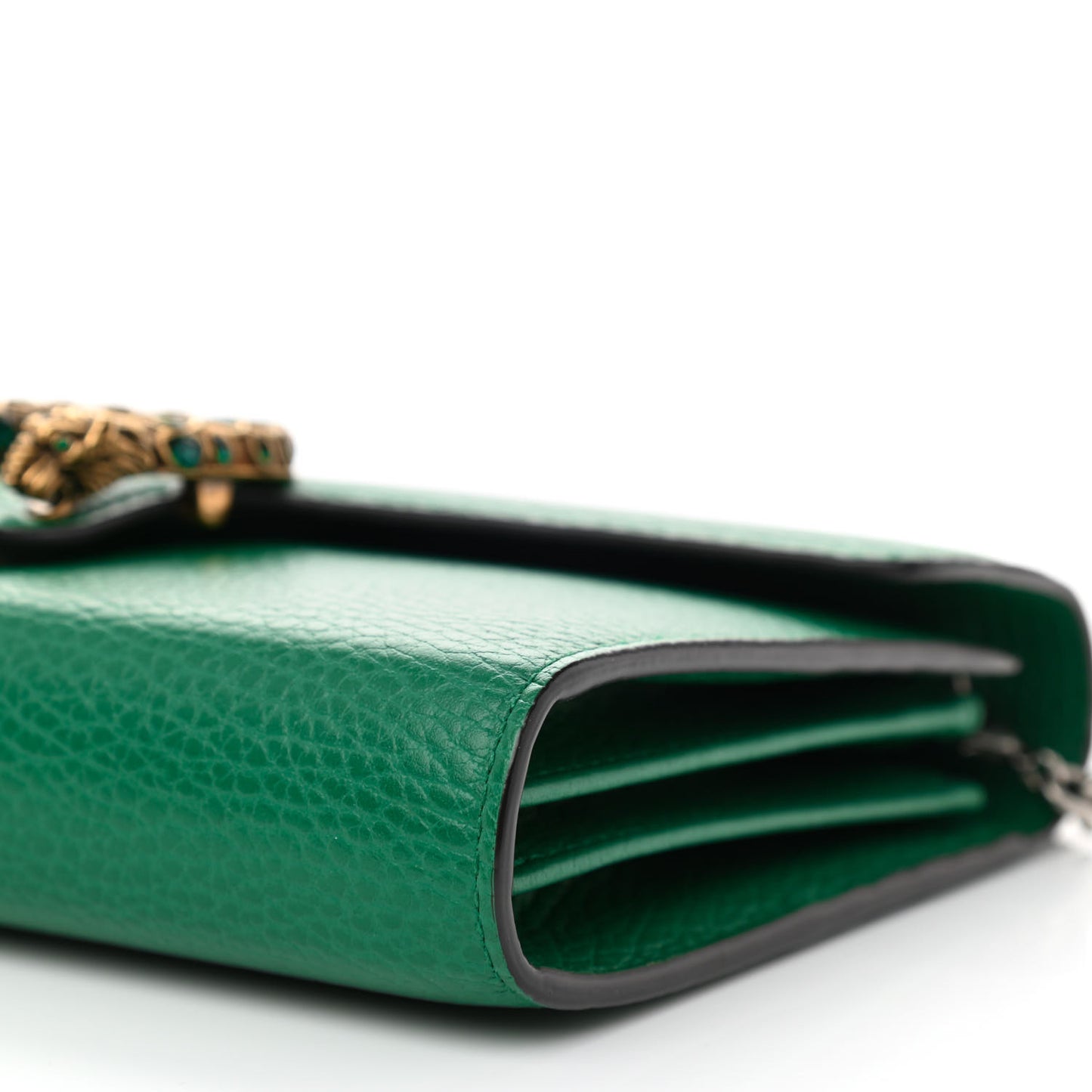 Calfskin Mini Dionysus Chain Wallet Emerald