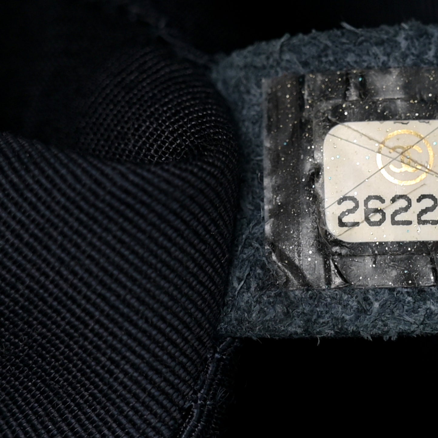 Caviar Quilted Large CC Shopping Tote Navy