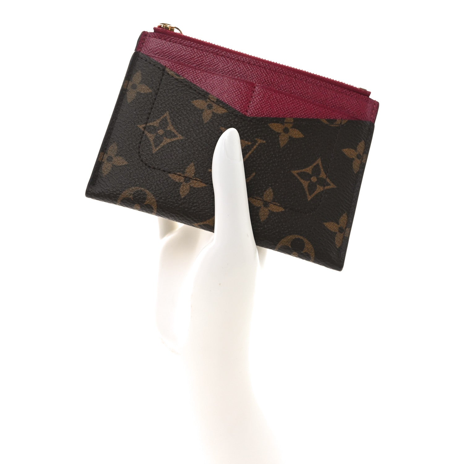 Louis Vuitton Monogram Zipped Card Holder Fuchsia 2 of 6