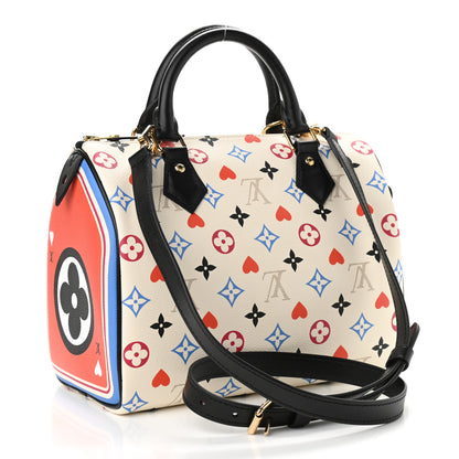 Louis Vuitton Game On Speedy Bandouliere 25 White 2 of 10