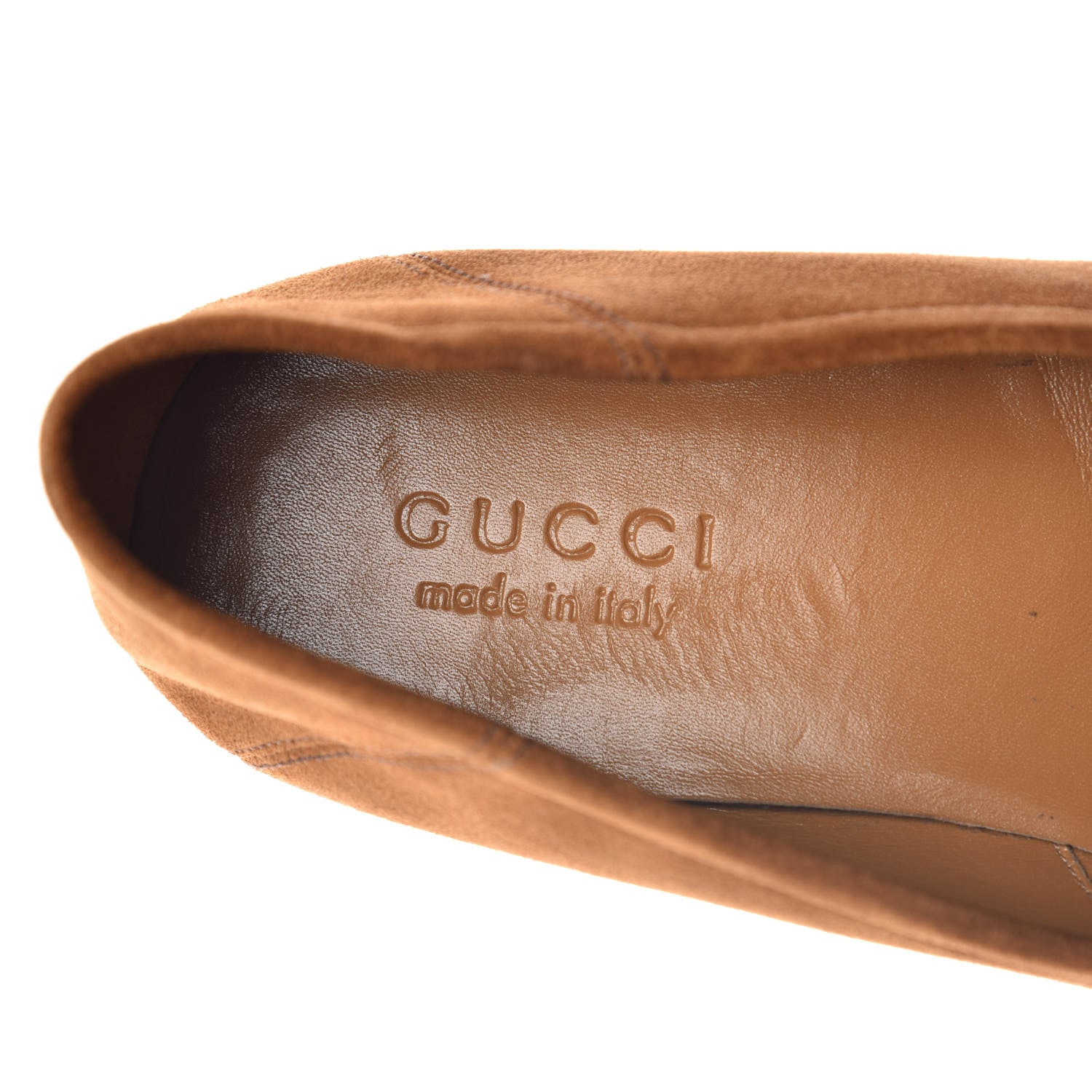 Gucci Suede Mens Brixton Horsebit Loafers 7.5 Brown 7 of 7