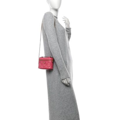 Gucci Calfskin GG Matelasse Mini Top Handle Bag Rhodamine Pink 2 of 10