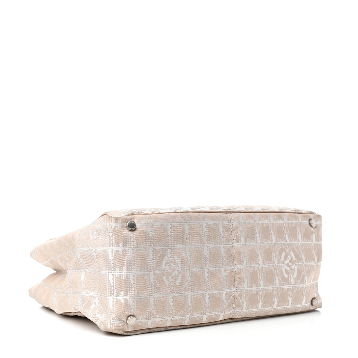 Nylon Medium Travel Tote Beige