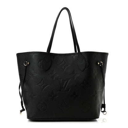 Louis Vuitton Empreinte Monogram Giant Neverfull MM Black 1 of 9