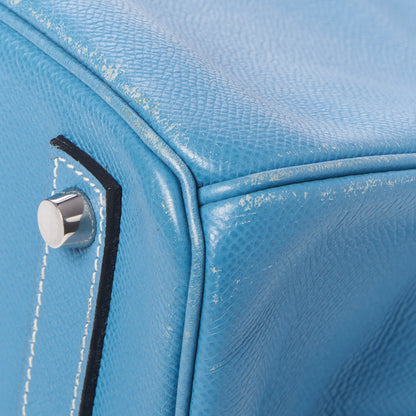 Hermes Epsom HAC Birkin 32 Blue Jean 38 of 39