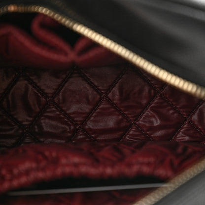 Chanel Caviar Quilted Medium Curvy Pouch Cosmetic Case Black 5 of 7