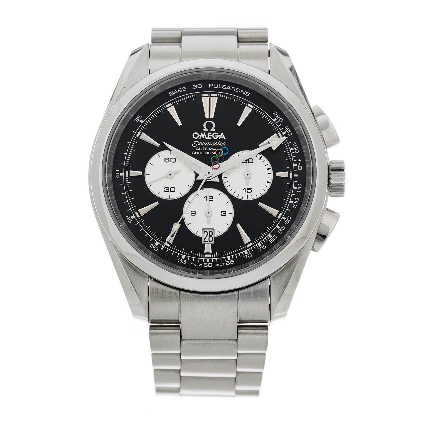 Stainless Steel 42mm Speedmaster Aqua Terra Beijing 2008 Olympic Automatic Watch Black 221.10.42.40.01.001