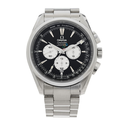 Omega Stainless Steel 42mm Speedmaster Aqua Terra Beijing 2008 Olympic Automatic Watch Black 221.10.42.40.01.001 1 of 5
