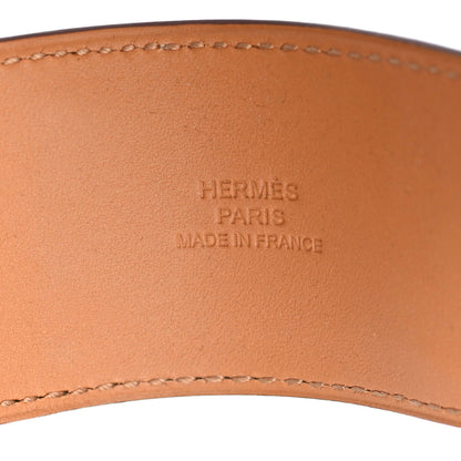 Hermes Barenia Collier de Chien CDC Bracelet S Fauve 3 of 4