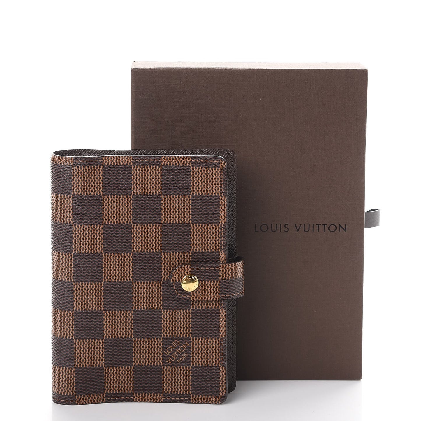 Damier Ebene Small Ring Agenda Cover