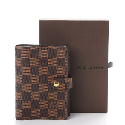 Louis Vuitton Damier Ebene Small Ring Agenda Cover 8 of 8