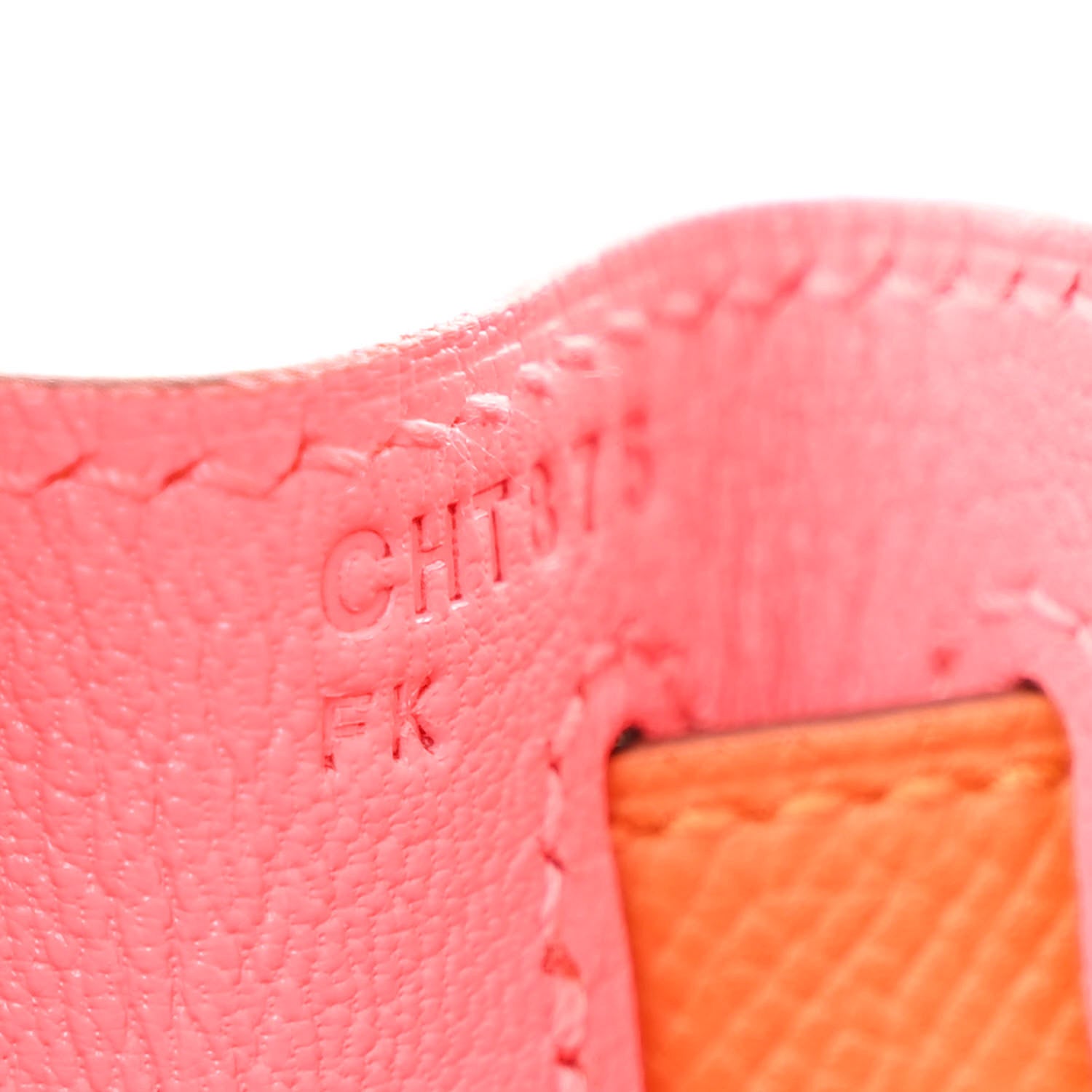 Hermes Epsom Chevre Mysore Kellygraphie Lettre R Kelly Sellier 28 Abricot Brique Feu 7 of 15