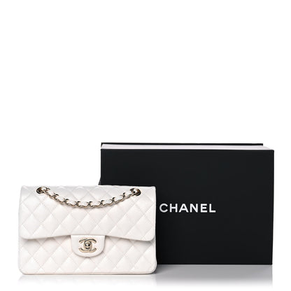 Chanel Caviar Quilted Small Double Flap White 13 of 13