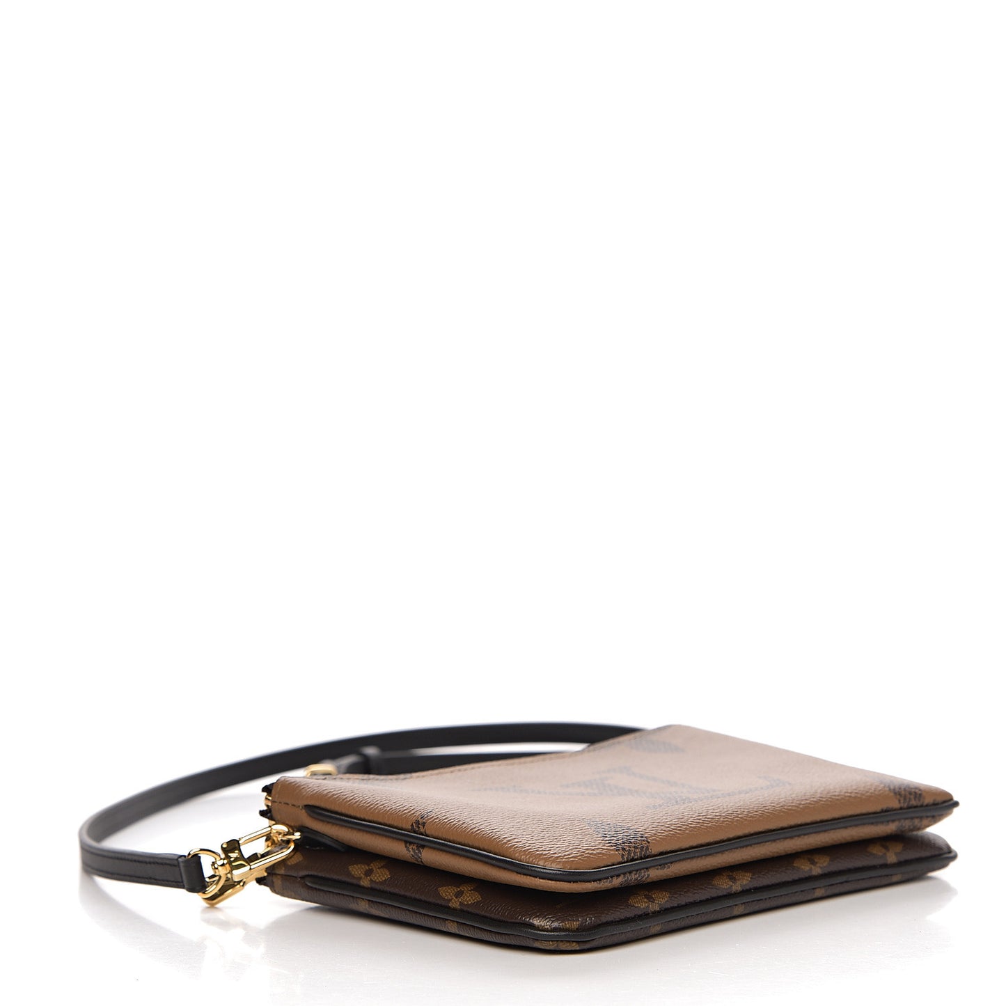 Reverse Monogram Giant Double Zip Pochette